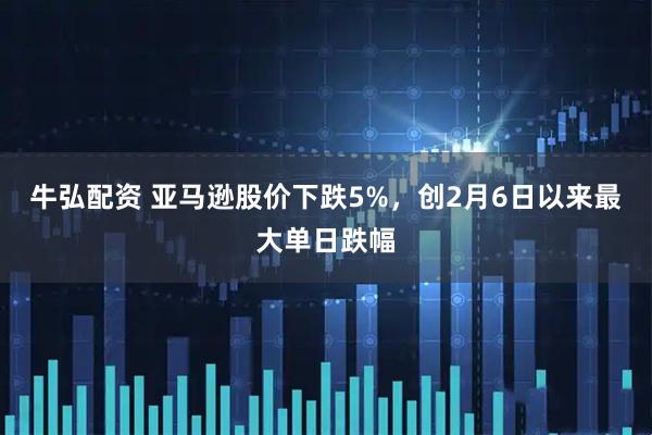 牛弘配资 亚马逊股价下跌5%，创2月6日以来最大单日跌幅